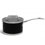 Edenberg Σετ μαγειρικά σκεύη από ανοξείδωτο ατσάλι σε μαύρο χρώμα 12 τμχ EB-4068